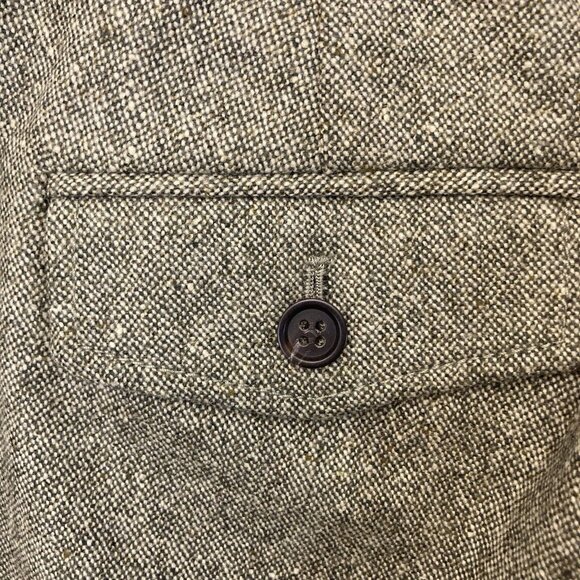 J Crew Favorite Fit Wool Dress Pants Womens 6 Green Office Tweed Trouser Vinage - Picture 15 of 15